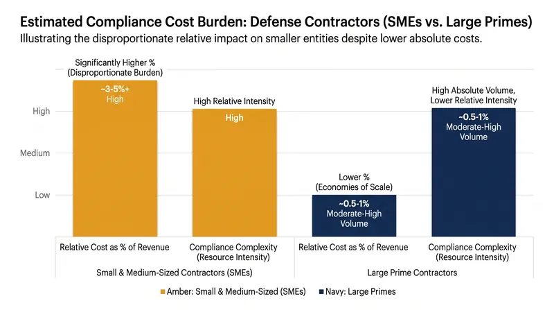 Small Business Administration data suggests Phase II compliance could cost small and mid-sized contractors upwards of $7 billion annually.