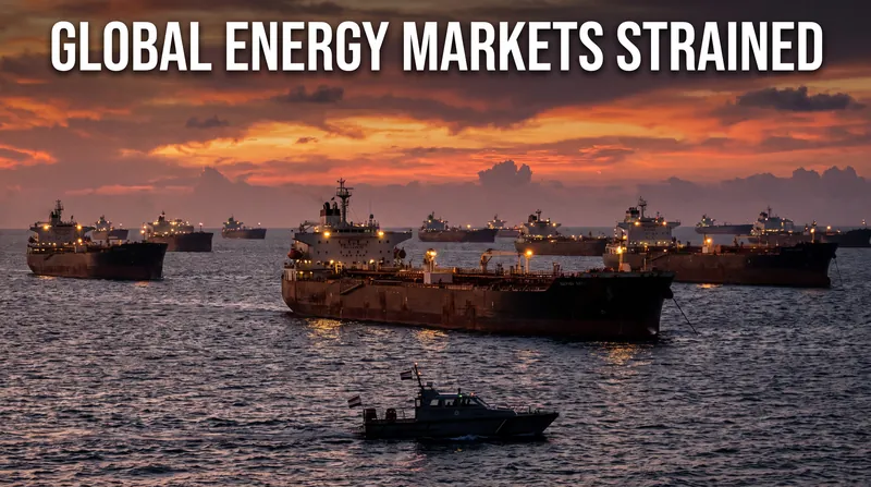 Brent crude oil futures spiked past $91 per barrel following the US territorial declaration.