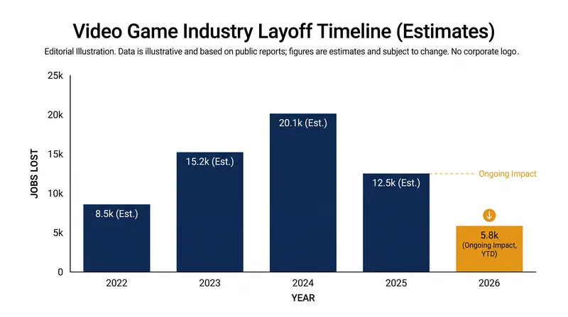 The global video game industry has shed tens of thousands of jobs since 2022, prompting a surge in unionization efforts.