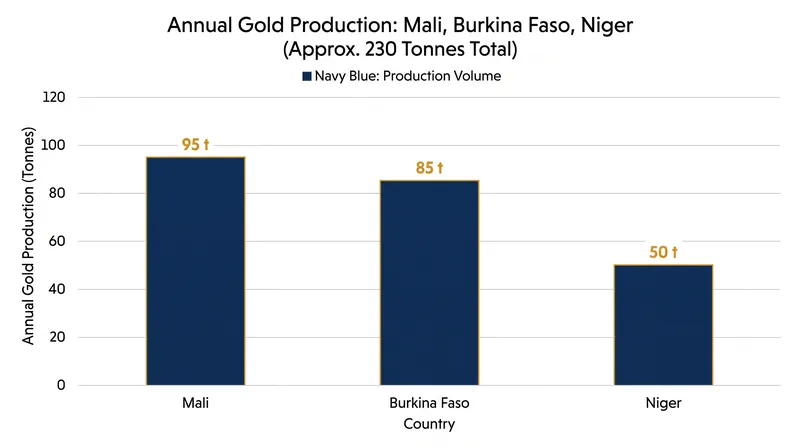 Gold production provides the AES nations with a critical financial buffer outside traditional regional frameworks.