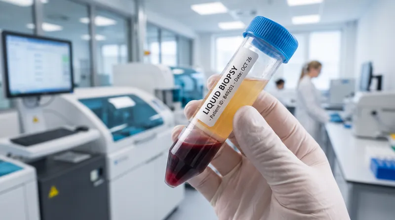 Liquid biopsies detect circulating tumor DNA, expanding access to profiling for patients without sufficient tissue.