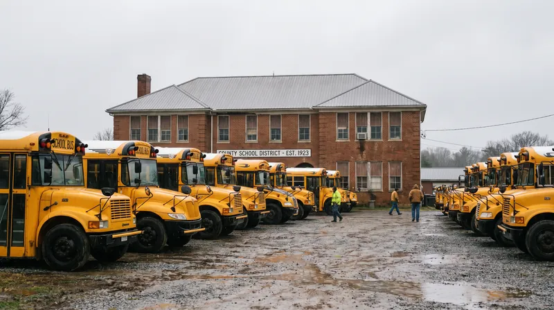When a district dissolves, its students and transportation logistics are absorbed by neighboring municipalities.