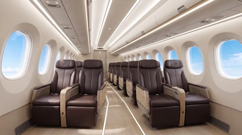 The upcoming ES-30 production aircraft is designed to carry 30 passengers on short-haul regional routes.