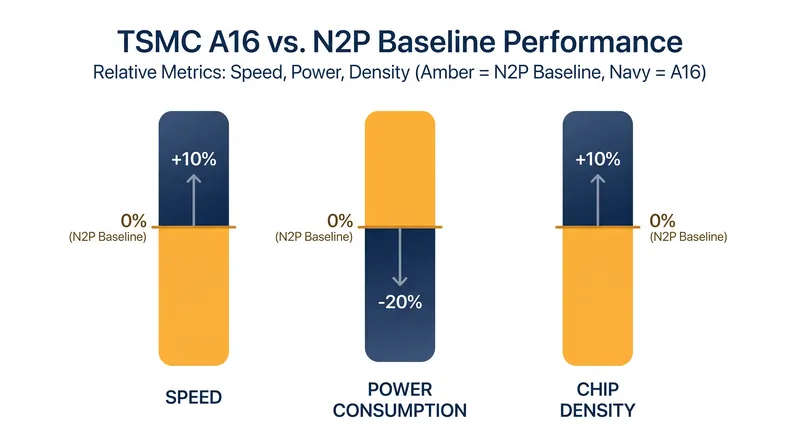 The combination of Super Power Rail and GAAFET transistors delivers significant performance and efficiency gains.