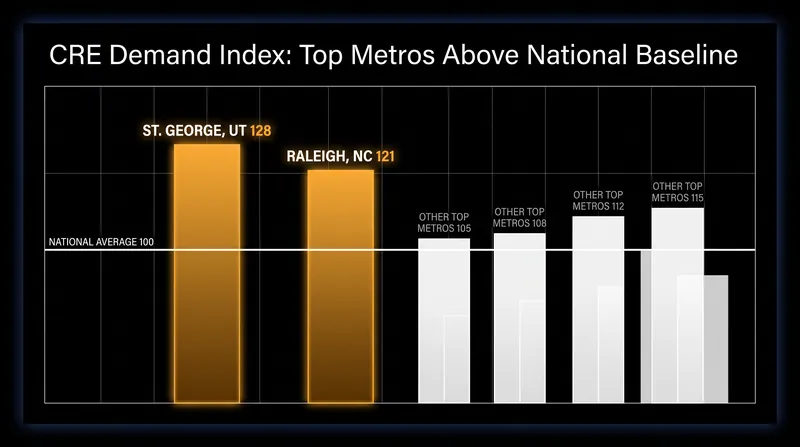 Secondary and tertiary markets dominated the inaugural index rankings, outpacing traditional gateway cities.