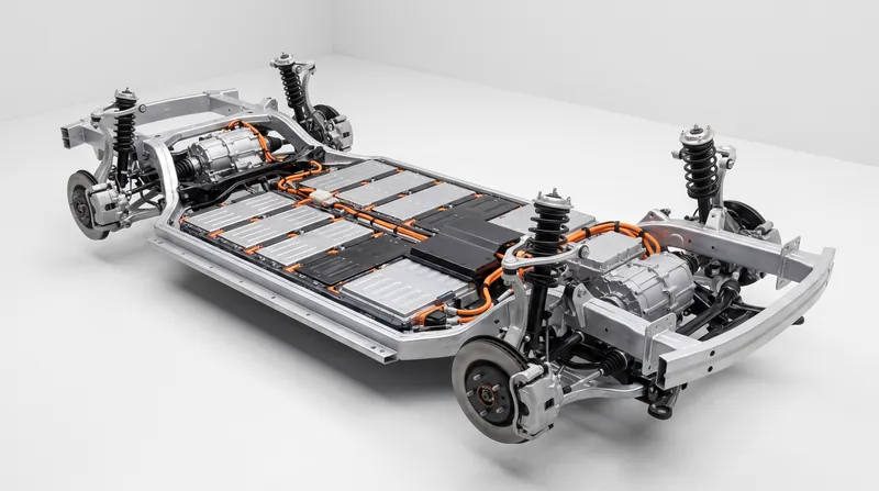 A single modular platform can serve as the foundation for compact cars, sedans, and large SUVs.