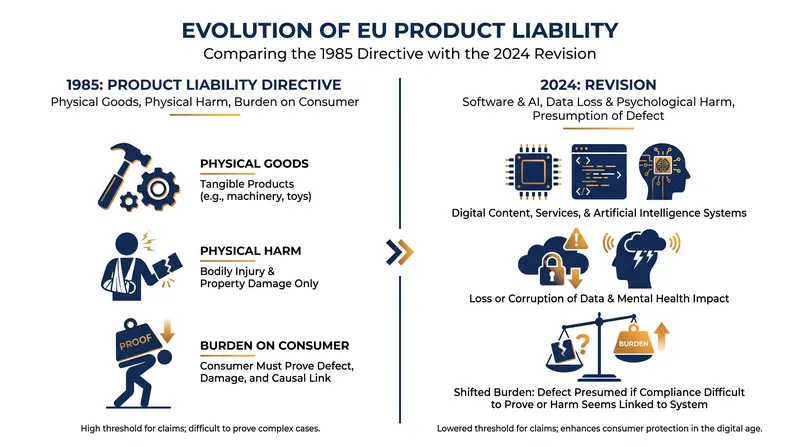 How the EU's liability framework expands under the revised directive.