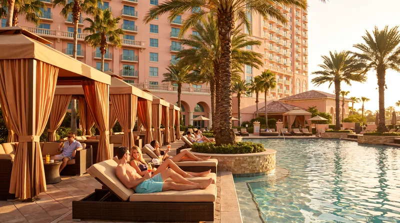 The resort's extensive amenities, including its water park and pools, will continue operating seamlessly under Marriott's management.