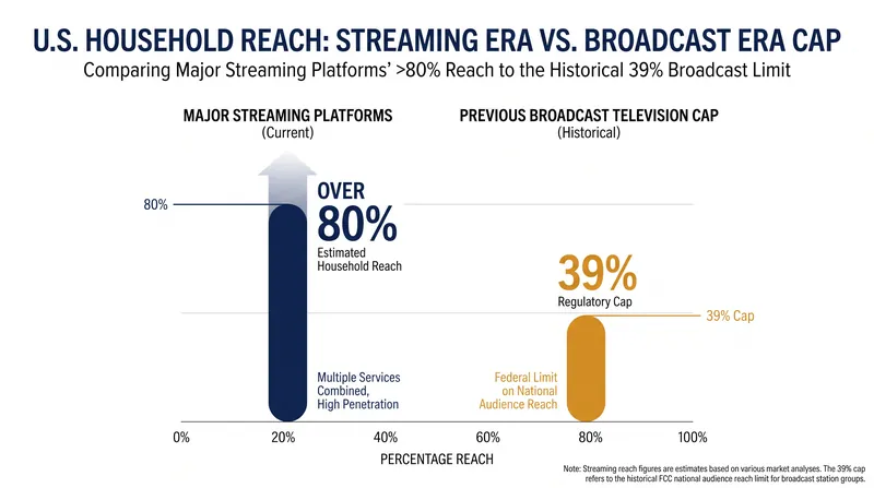 Broadcasters argued the 39% cap left them unable to compete with unregulated digital platforms.