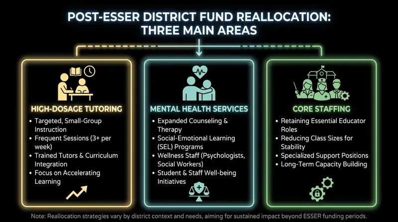 Districts are prioritizing evidence-based interventions as they transition back to traditional funding models.