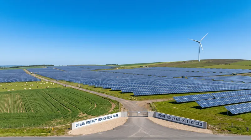 The global transition to renewable energy is increasingly driven by market economics rather than international treaties.