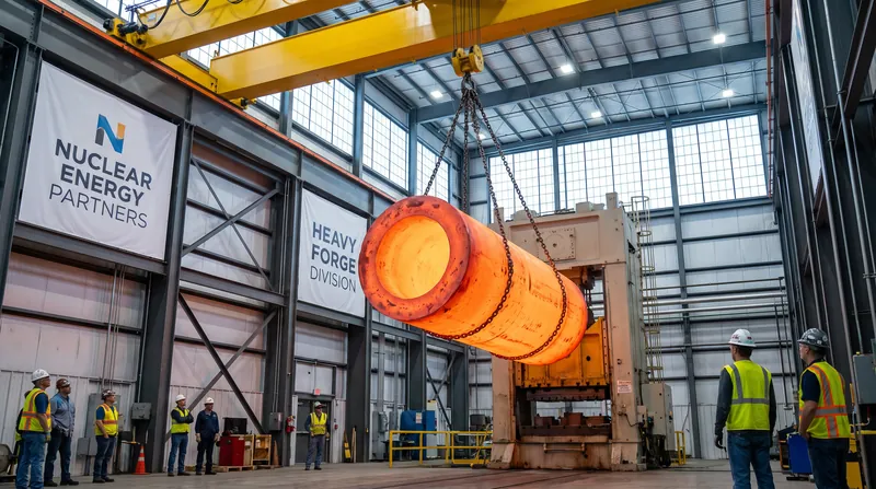Federal loans target long-lead components like heavy steel forgings to ensure the supply chain is ready before construction begins.