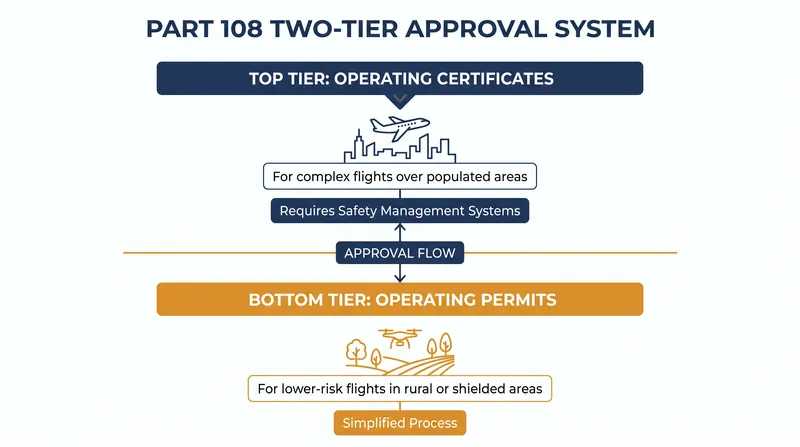 The FAA's new framework matches regulatory oversight to the risk profile of the operation.