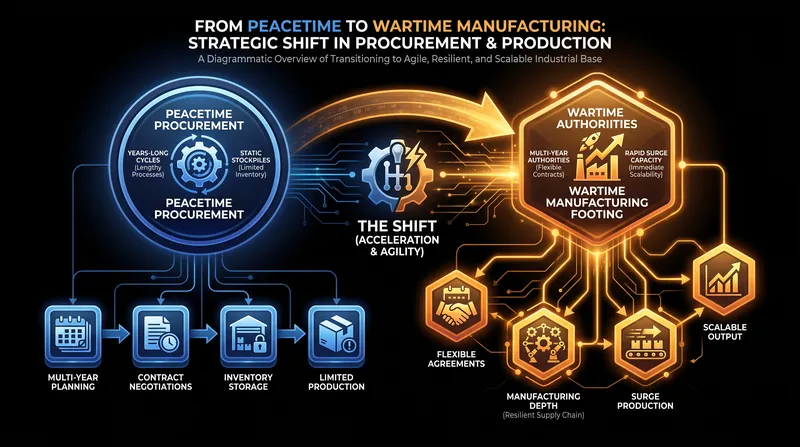 The Pentagon's new directive aims to build latent 'manufacturing depth' rather than relying solely on static inventories.