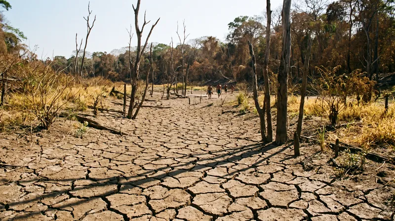 Severe drought in the Amazon basin further crippled nature's ability to draw down atmospheric carbon.