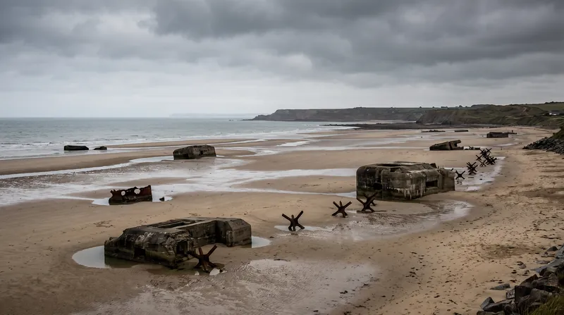 The beaches of Normandy, where Allied forces landed in 1944, have been recognized as a landscape of profound historical memory.