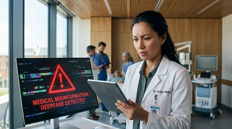 Medical professionals warn that AI deepfakes are being used to impersonate physicians and spread health misinformation.