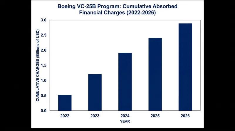 Boeing's fixed-price contract has resulted in billions of dollars in losses as engineering and supply chain challenges mount.
