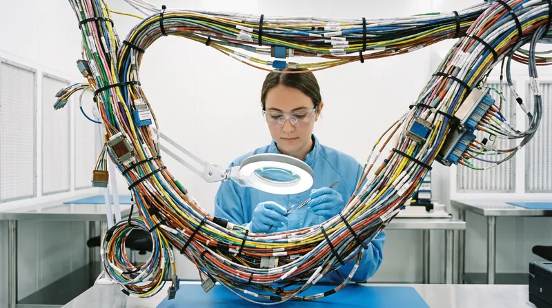 Thousands of wiring modifications are required to support the aircraft's secure communications and defensive systems.