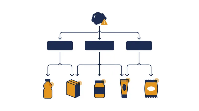 How a single component failure cascades across multiple brands in a hyper-connected global supply chain.