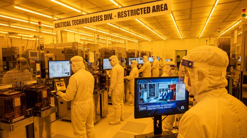 Semiconductors and microelectronics are among the core sectors restricted by the outbound investment program.