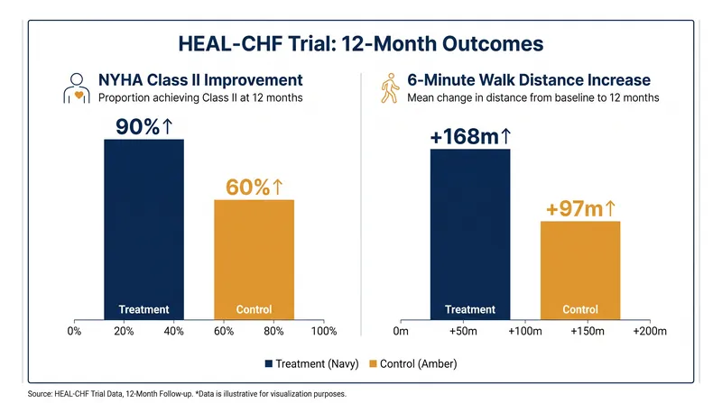 Patients receiving the stem cell injections showed significantly greater improvements in both heart function class and physical exercise capacity.