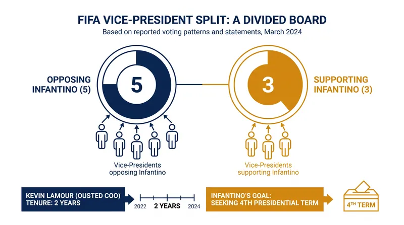 The balance of power within the FIFA Council has shifted dramatically against the incumbent president.