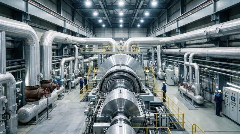 Engineering crews have successfully placed the plant's massive turbine-generator onto its turning gear, a critical milestone in the restart process.
