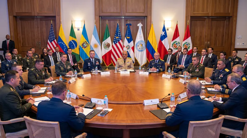 Defense ministers from across the Americas gather to discuss regional security and the implications of the new U.S. mandate.