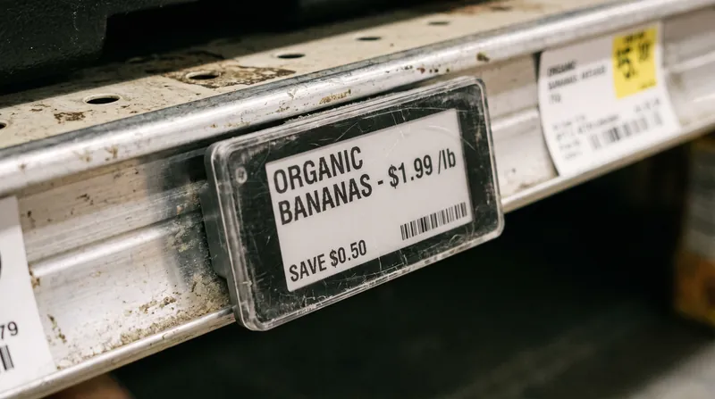 Electronic shelf labels allow retailers to update prices across an entire store with a single keystroke.