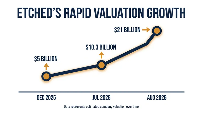Etched's valuation has quadrupled in just eight months.