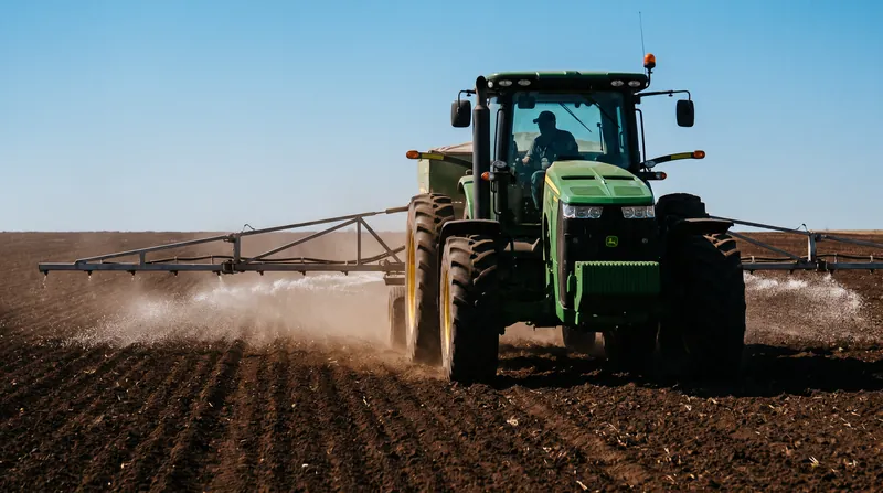 Nitrogen-rich fertilizers release massive quantities of ammonia gas into the lower atmosphere.