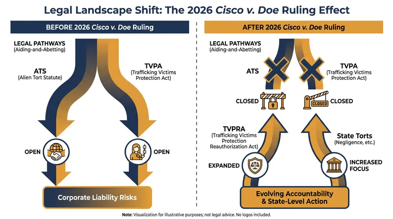 How human rights litigation pathways are shifting post-Cisco.