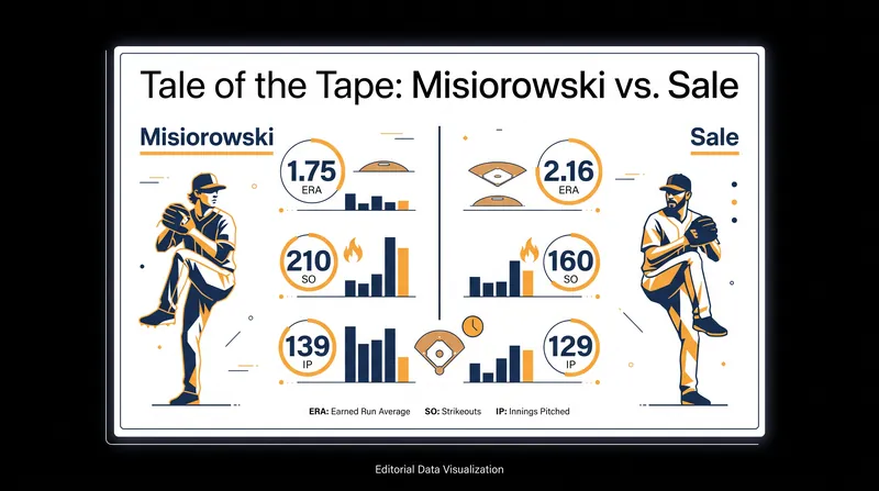 A statistical comparison of the top two ERA leaders in Major League Baseball.