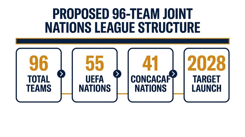 The proposed tournament would merge all 96 member nations from both confederations.
