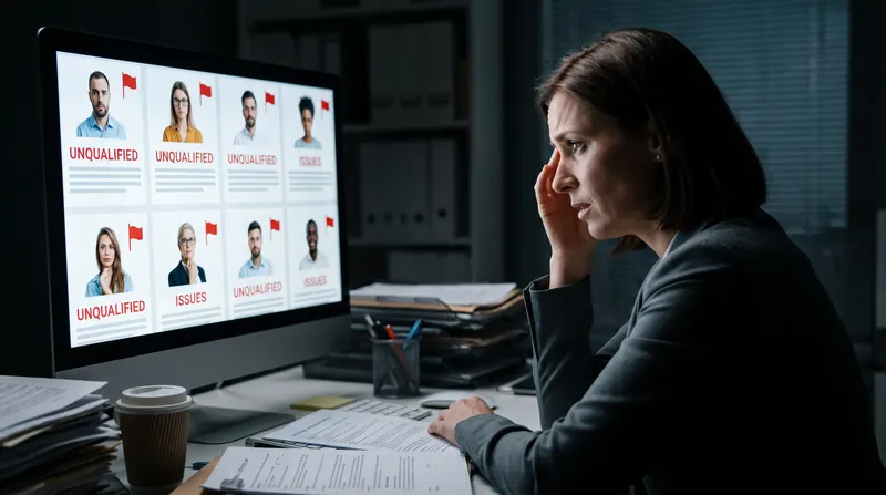 Legal experts are urging employers to maintain human review for rejected applications to mitigate the risk of algorithmic bias.