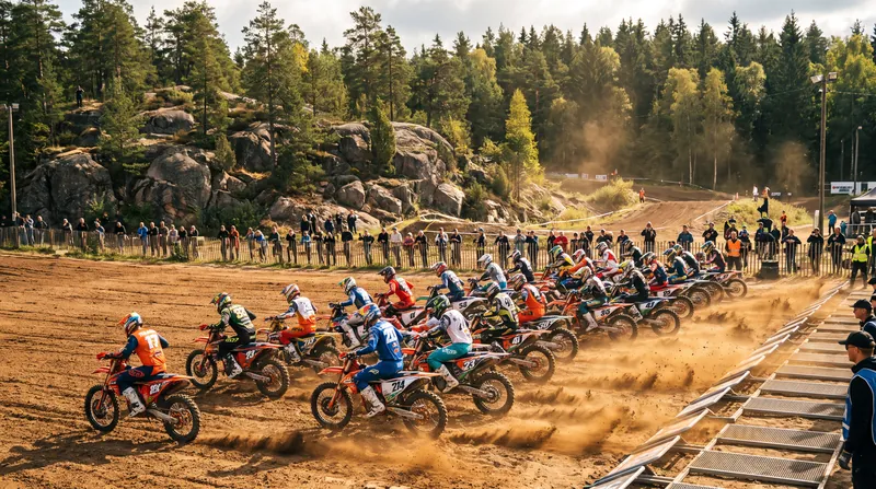The slick, hard-packed surface at Glimminge Motorstadion made the start critical, with Herlings capitalizing in both motos.
