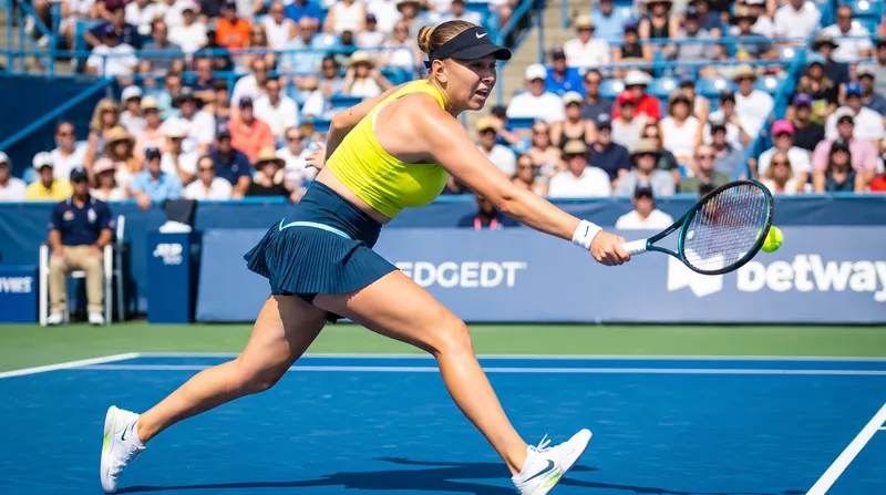 Amanda Anisimova fought back from a 3-0 deficit in the final set to force a deciding tiebreak.