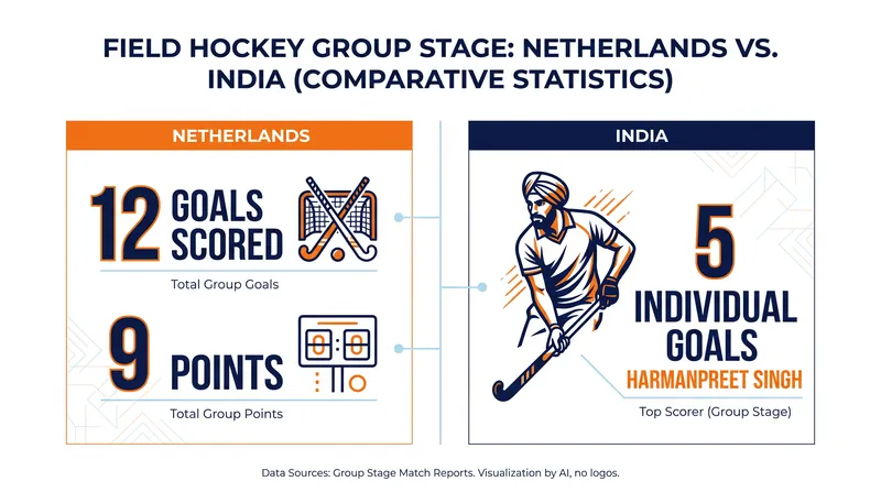 A statistical comparison of the two teams heading into the crossover stage.