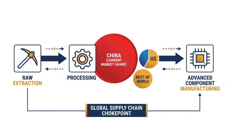 The NSFF program aims to break the upstream chokepoints in the critical minerals supply chain.