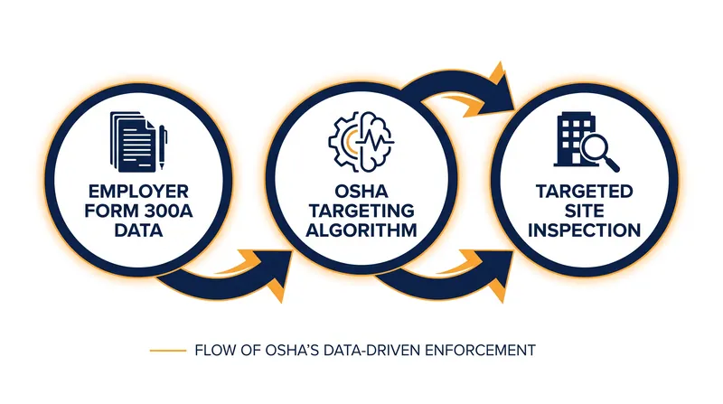 How employer-submitted injury data directly informs OSHA's targeted inspection lists.