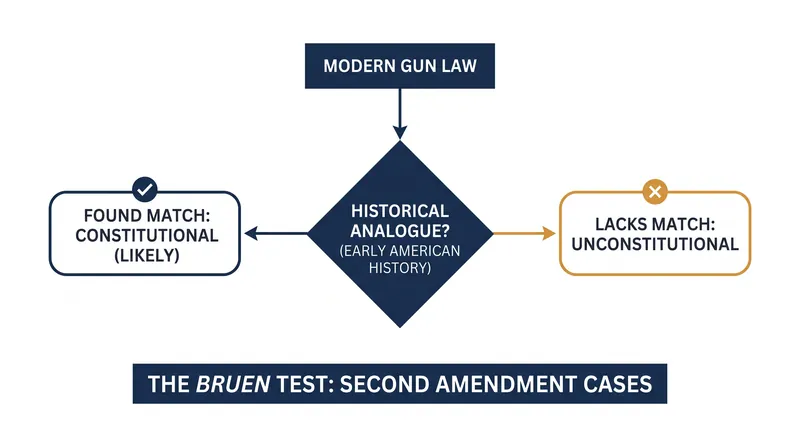 Under the Bruen framework, the government must prove that modern firearm restrictions align with the nation's historical tradition of gun regulation.