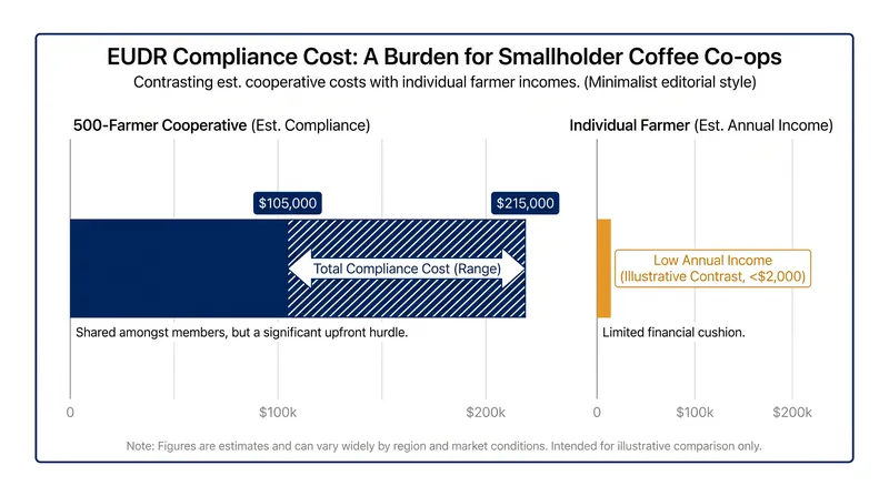The financial burden of digital compliance threatens to exclude smaller cooperatives from the global market.