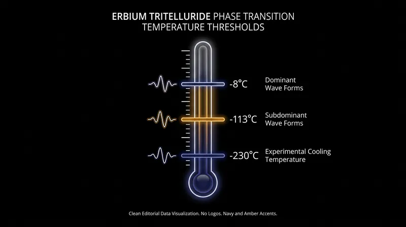 The material must be cooled to extreme temperatures before the dual charge density waves emerge.