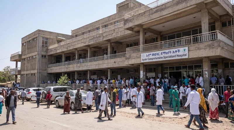 Victims of the drone strikes were transported to Ayder Comprehensive Specialized Hospital for emergency treatment.