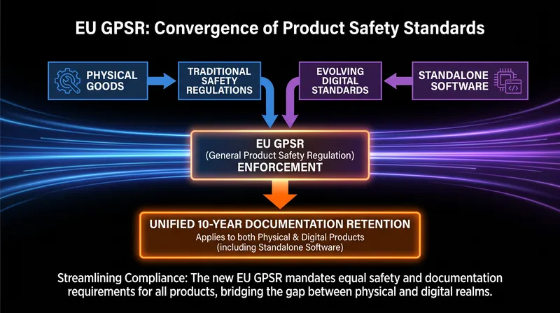 Standalone software now falls under the same rigorous safety documentation rules as physical goods.