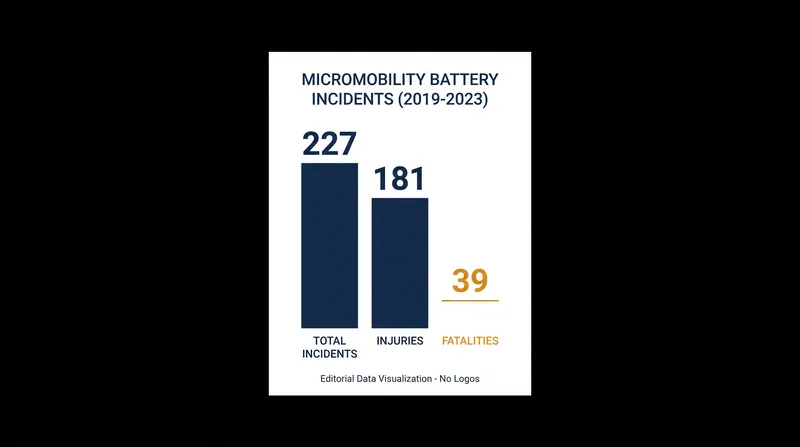 CPSC data shows a rising toll of injuries and fatalities linked to micromobility battery failures.
