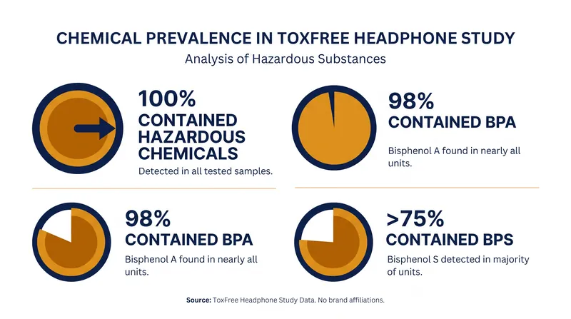 Bisphenol A (BPA) and its substitute BPS were the most commonly detected endocrine disruptors in the 81 tested models.