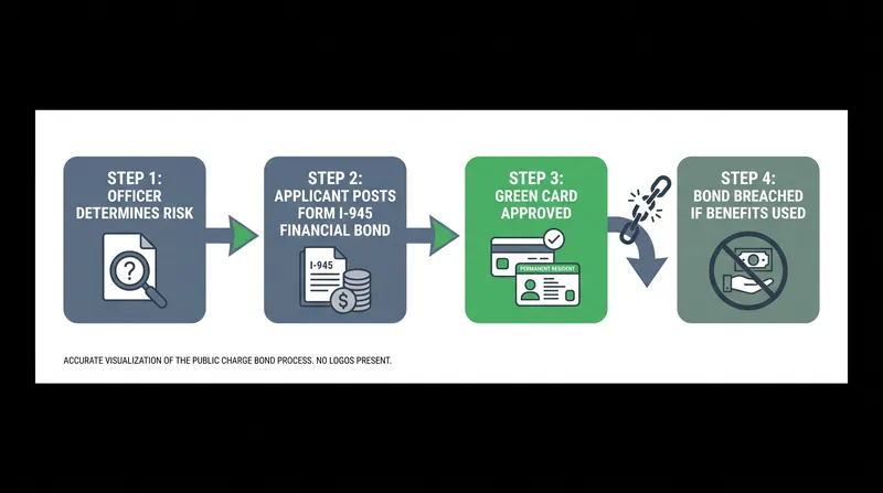 Public Charge Bonds offer a financial fail-safe, but the capital is forfeited if the applicant uses any means-tested benefit.