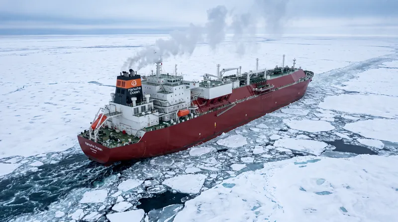 Specialized ice-class carriers are essential for exporting LNG from Russia's Arctic facilities via the Northern Sea Route.
